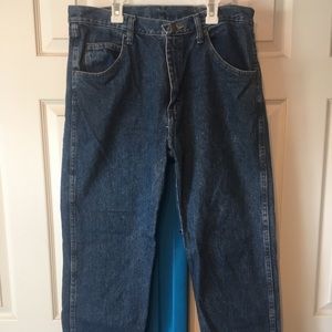 Blue Wrangler jeans